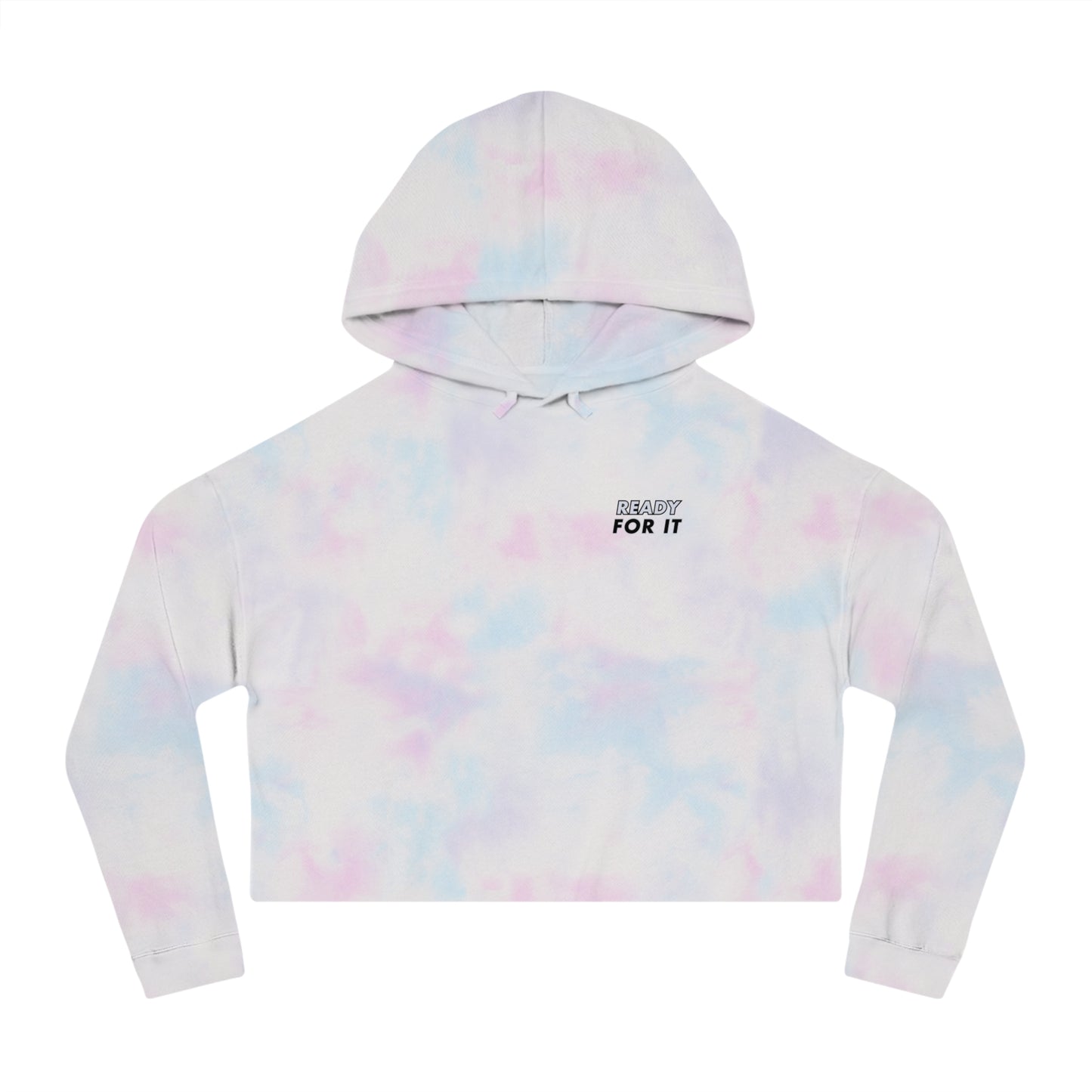 Ready For It Tie-Dye Cropped Hooded Sweatshirt by Authentically Disasterous