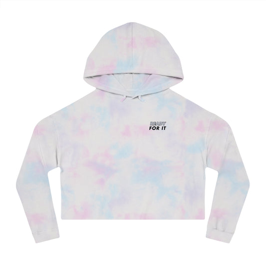 Ready For It Tie-Dye Cropped Hooded Sweatshirt by Authentically Disasterous