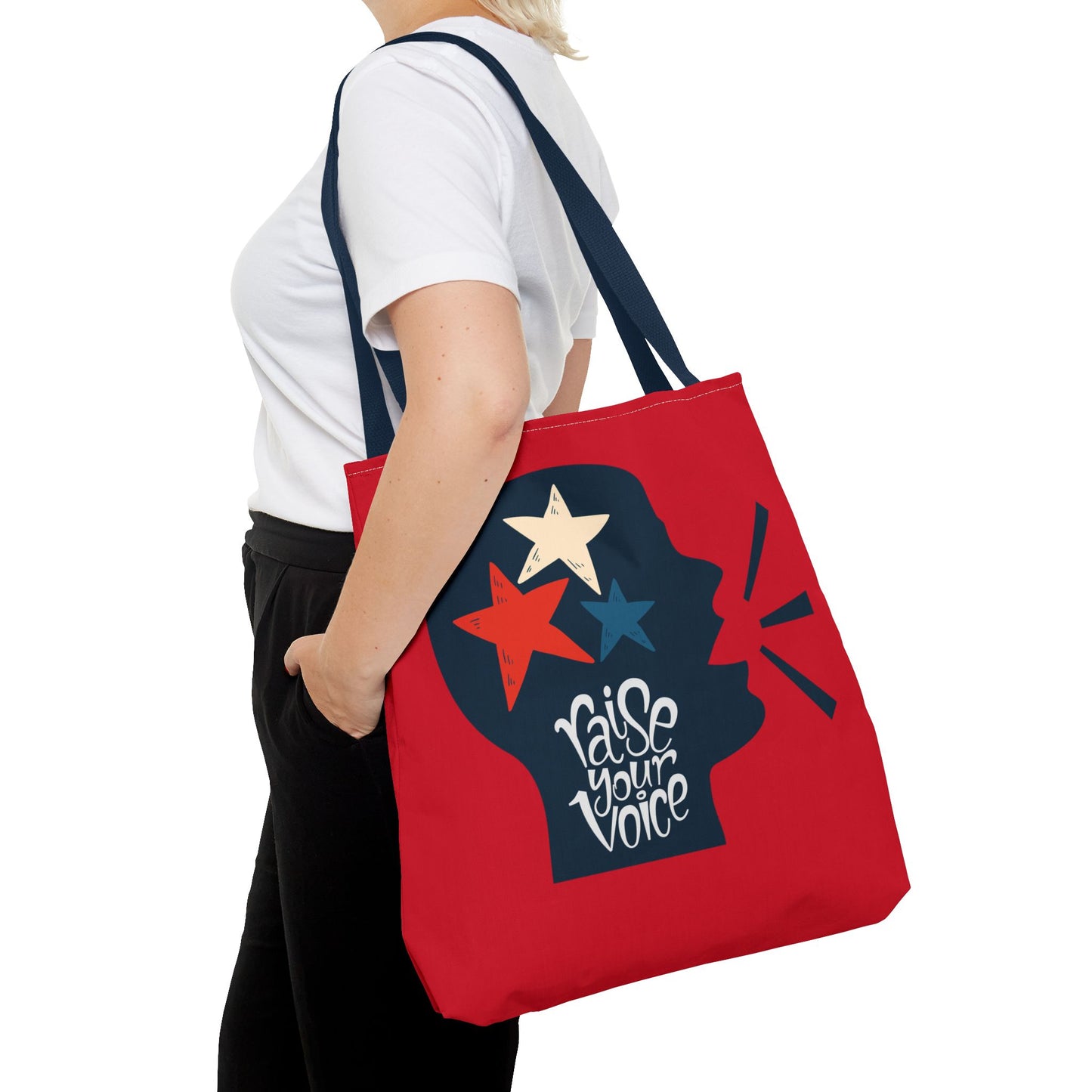 Raise Your Voice Empowerment Tote Bag by Authentically Disasterous