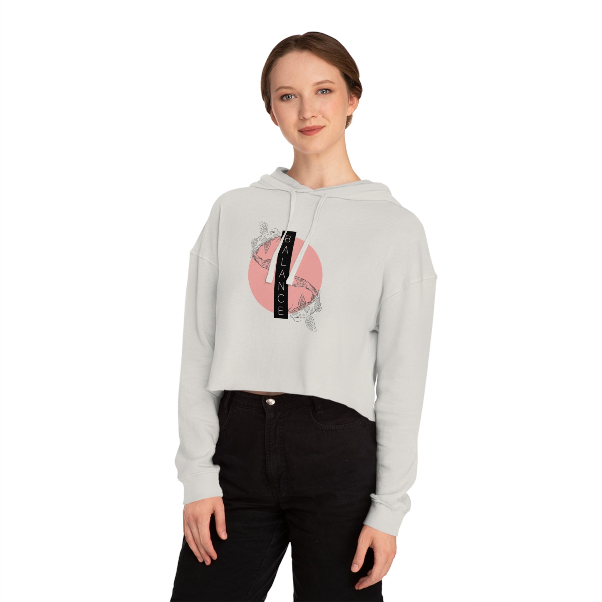 BALANCE Cropped Hooded Sweatshirt by Authentically Disasterous