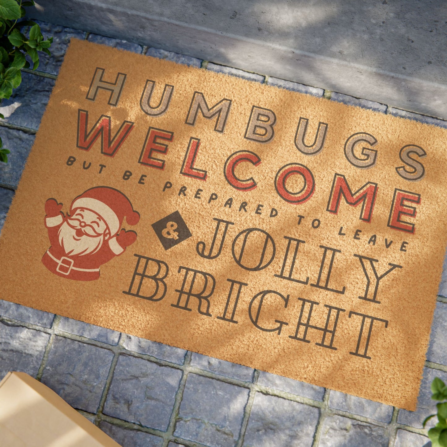 Humbugs Welcome Doormat by Authentically Disasterous