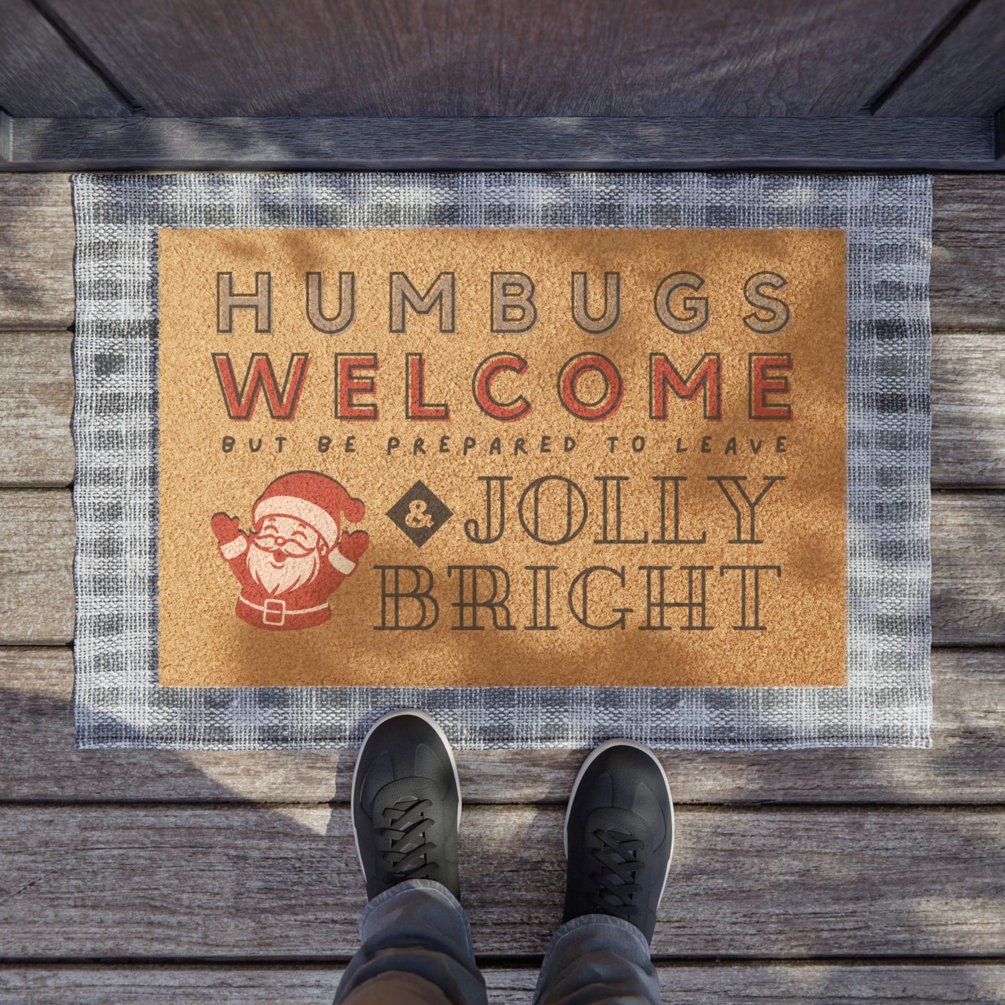 Humbugs Welcome Doormat by Authentically Disasterous