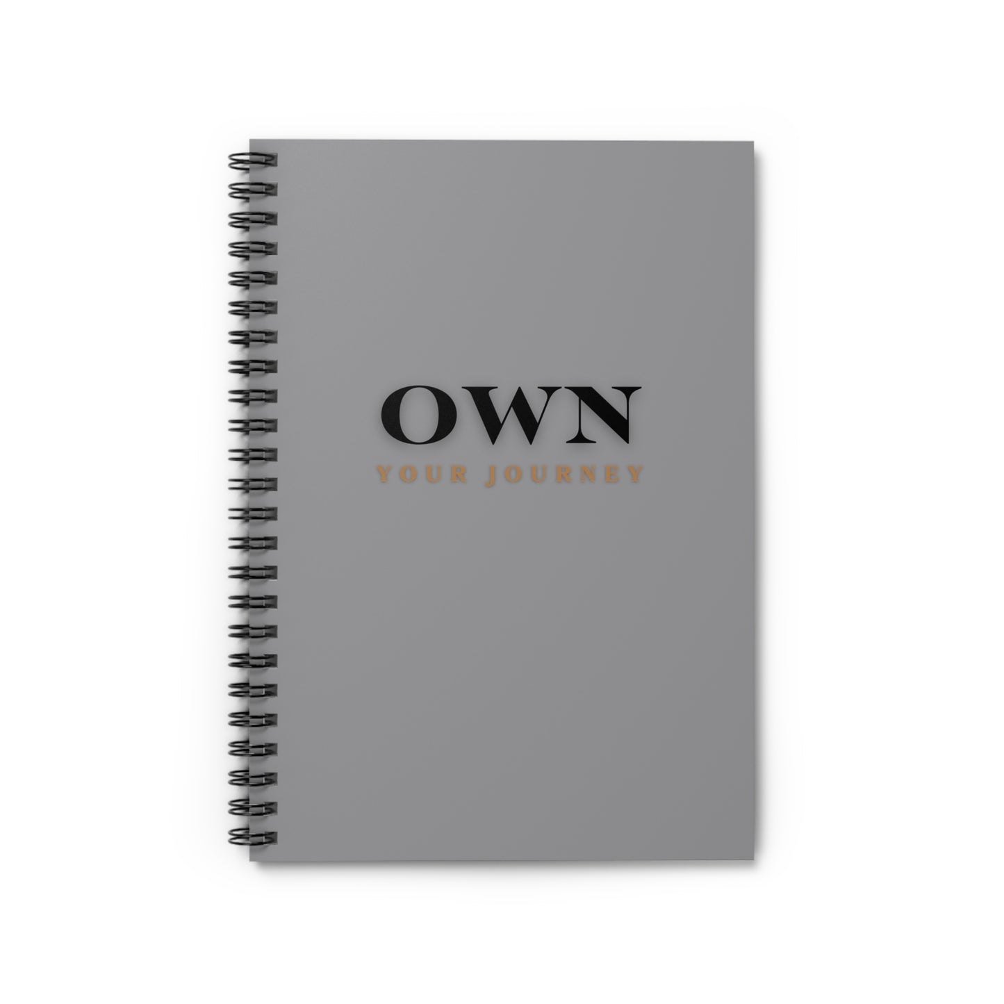 Own Your Journey Spiral Notebook By Authentically Disasterous