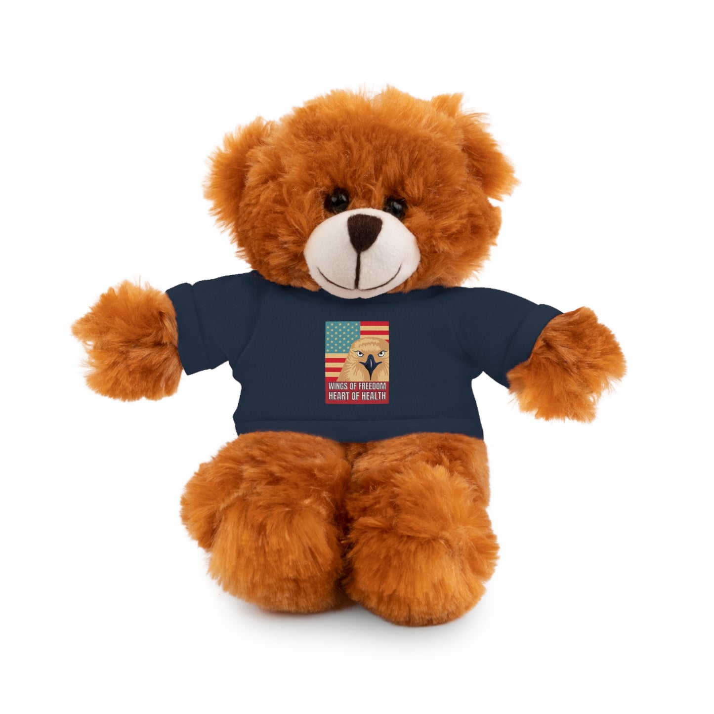 "Wings of Freedom, Heart of Health" Teddy Bear - Authentically Disasterous