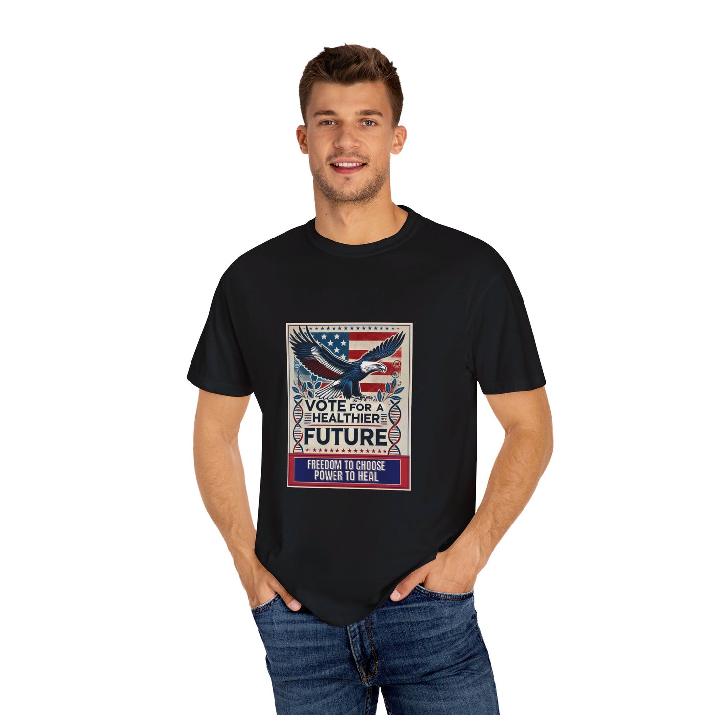 Vote for a Healthier Future T-Shirt by Authentically Disasterous