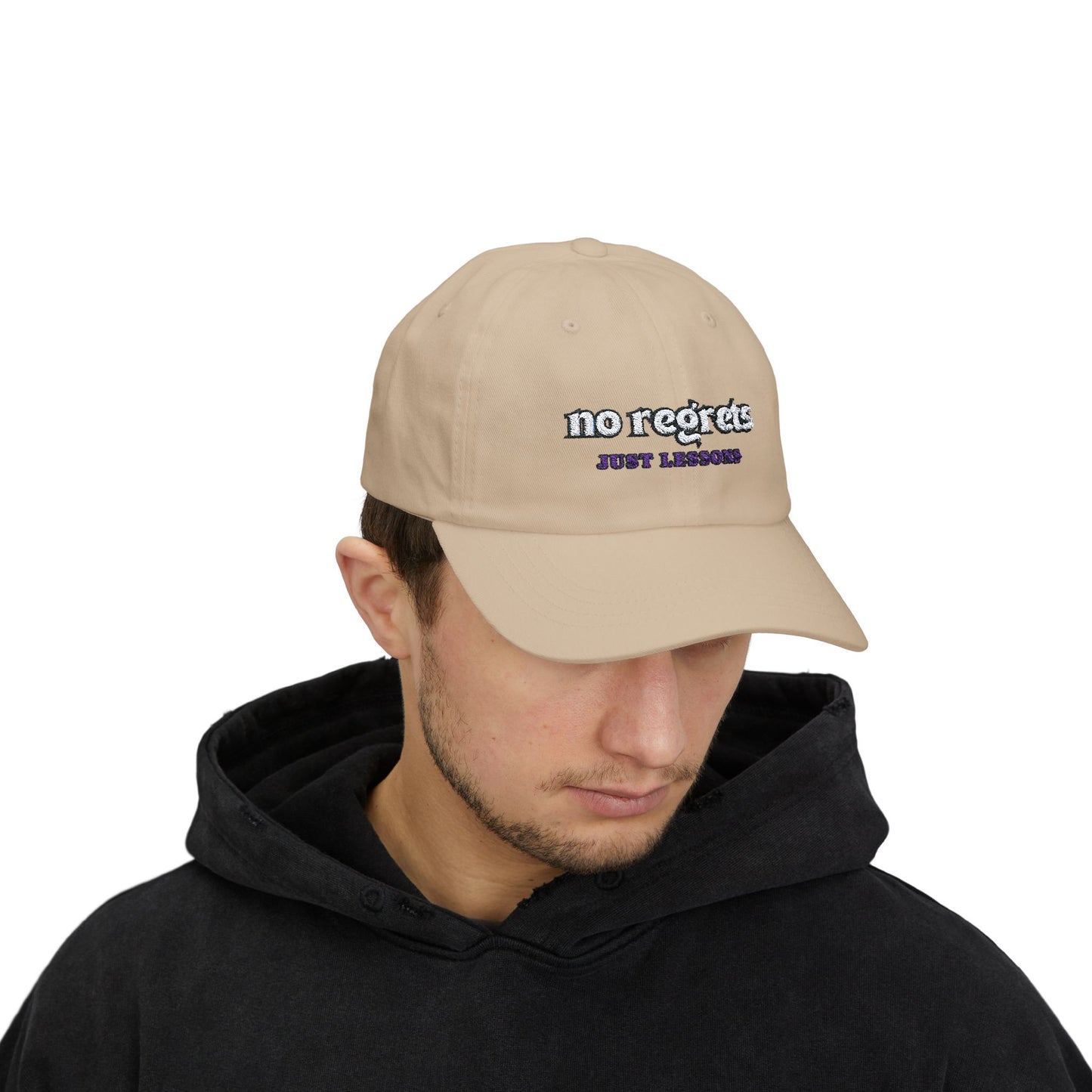 No Regrets, Just Lessons Classic Hat By Authentically Disasterous