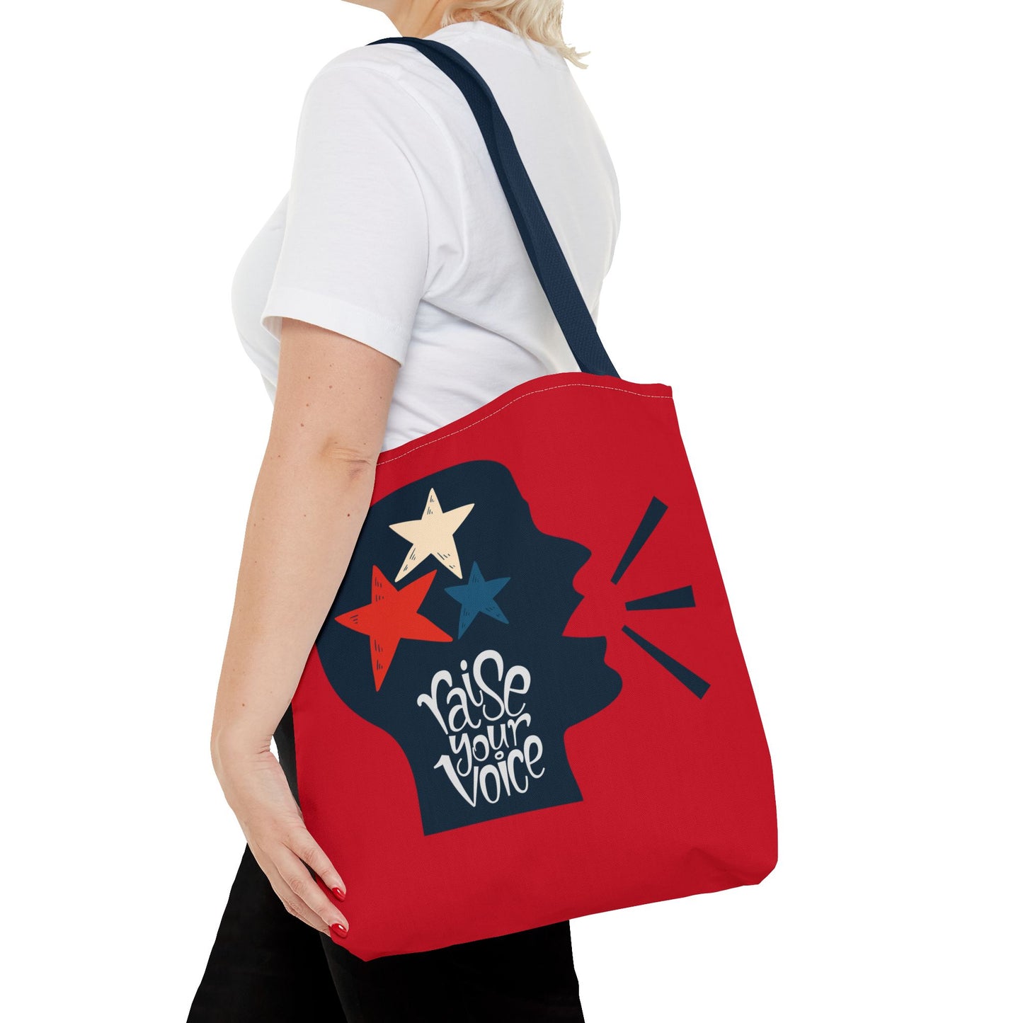 Raise Your Voice Empowerment Tote Bag by Authentically Disasterous