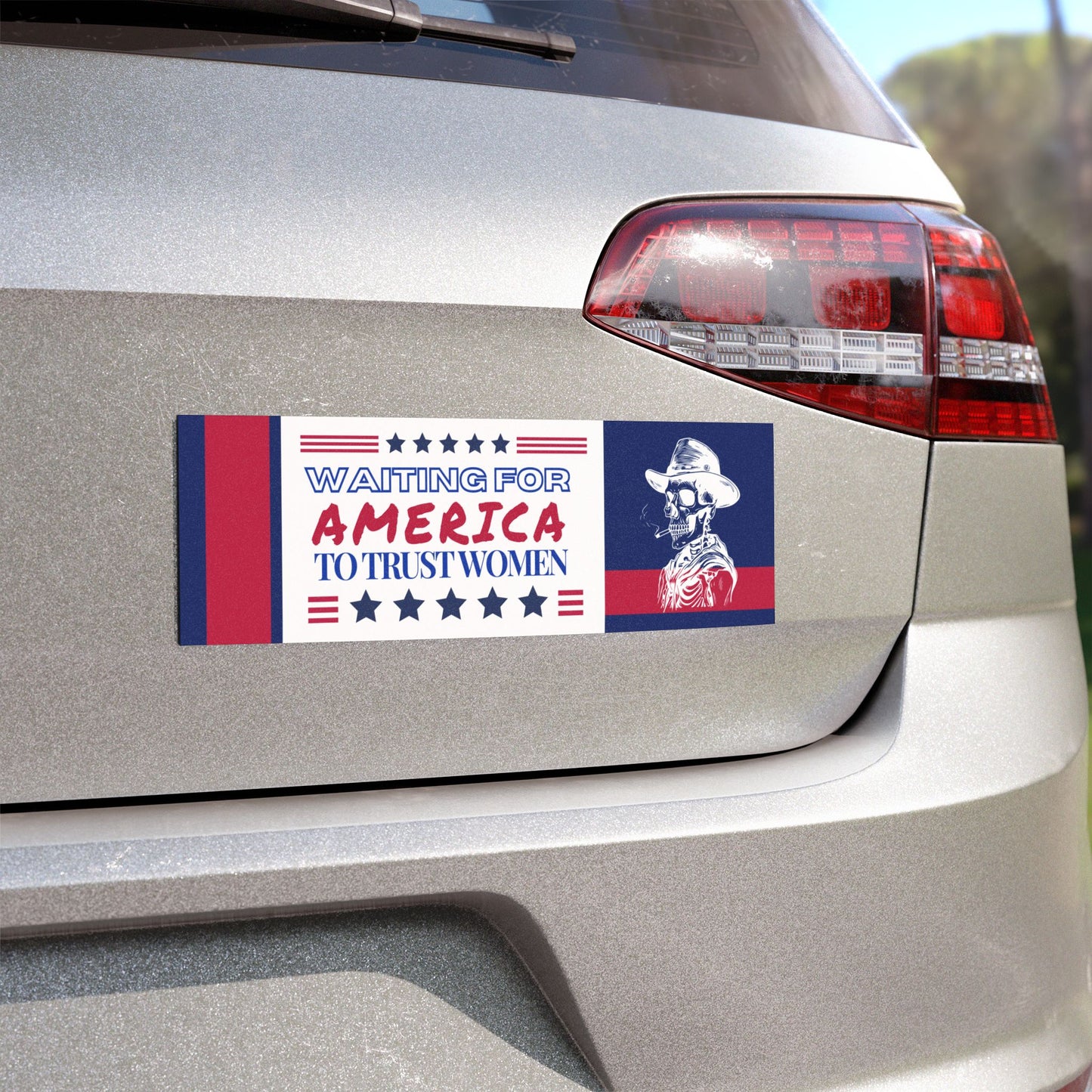 "Healthcare for America, Not Just Women" Bumper Sticker - Authentically Disasterous