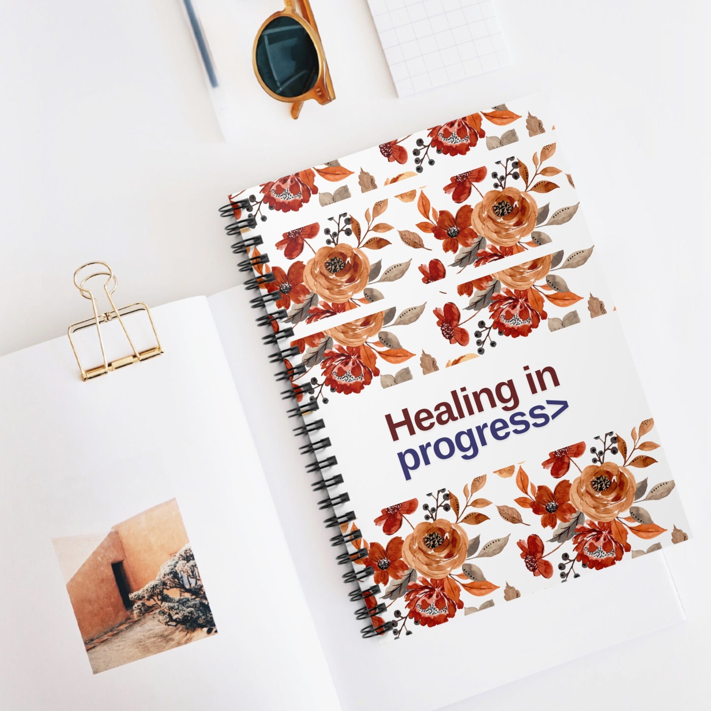 Healing In Progress Journal by Authentically Disasterous