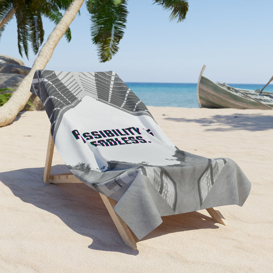 Possibility Is Endless Motivational Towel by Authentically Disasterous