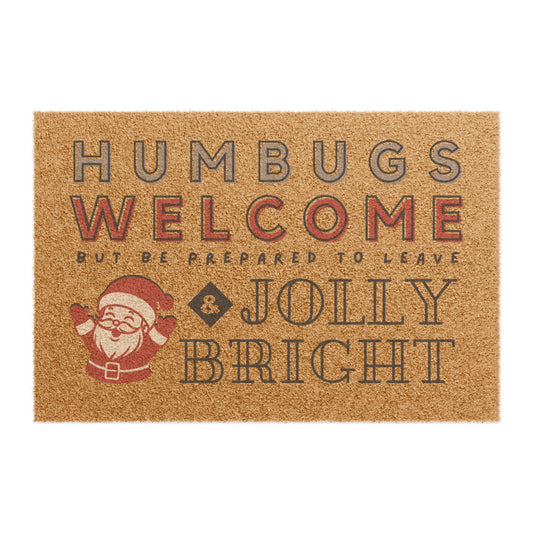 Humbugs Welcome Doormat by Authentically Disasterous