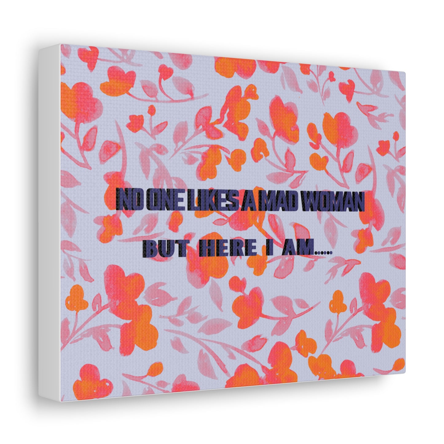 Mad Woman Wall Canvas Decor by Authentically Disasterous