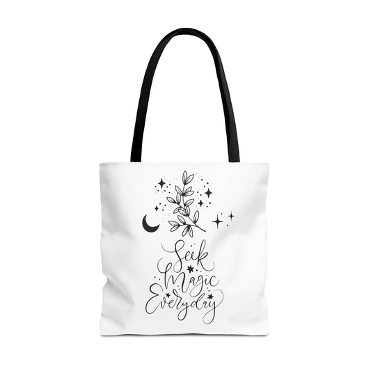 Seek Magic Everyday - Trailblazer Tote Bag by Authentically Disaterous