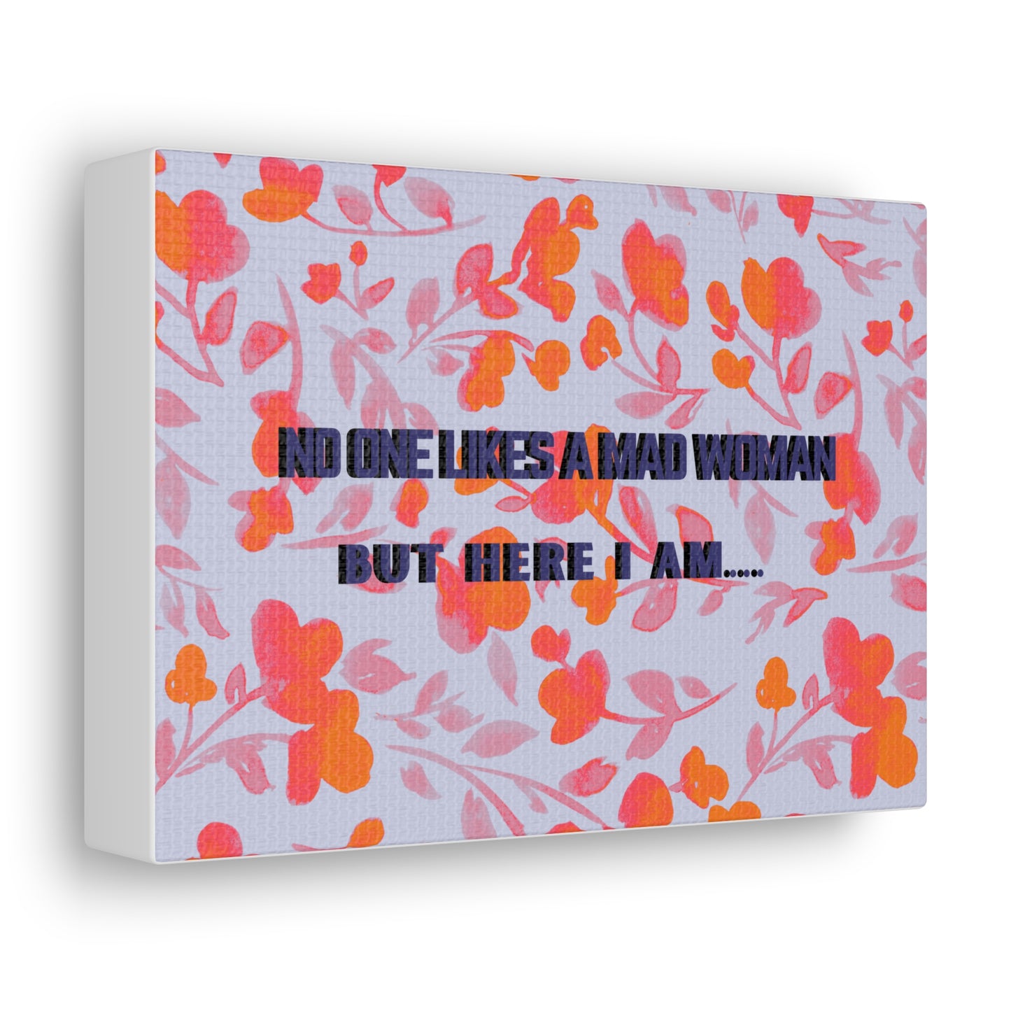 Mad Woman Wall Canvas Decor by Authentically Disasterous