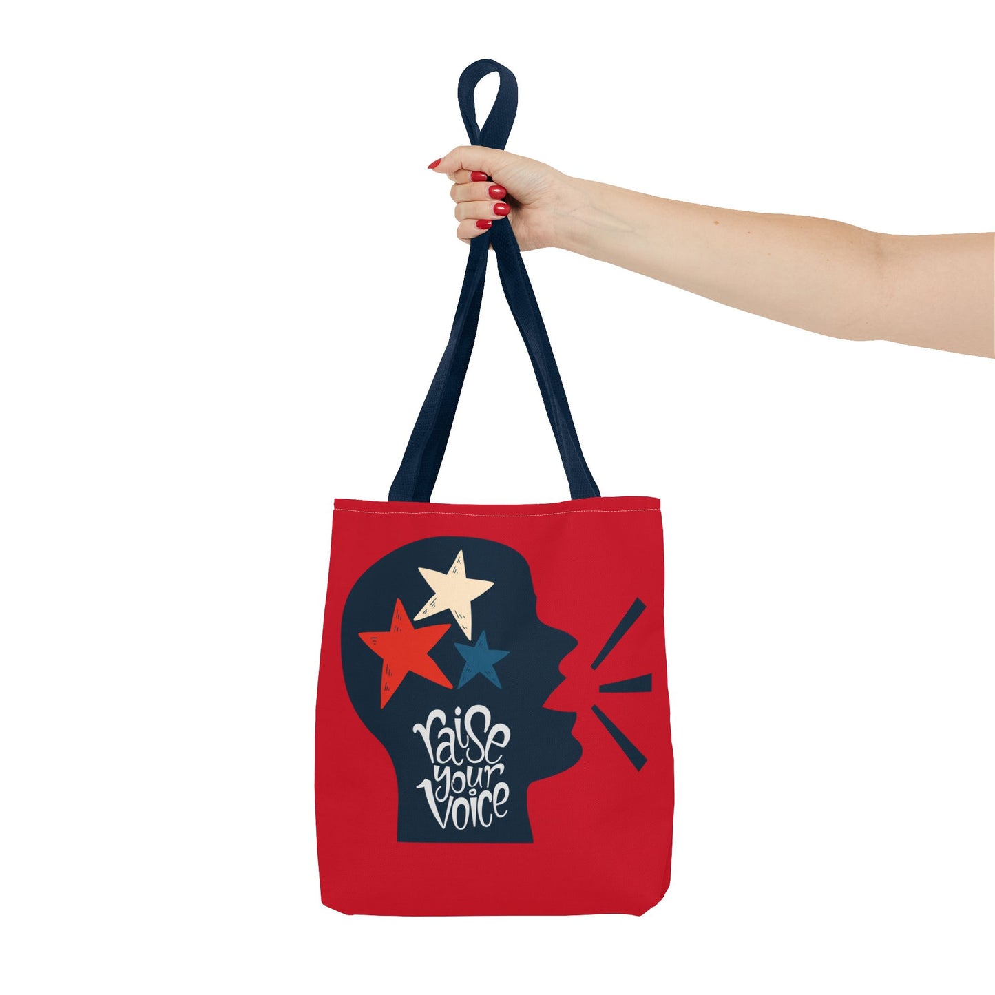 Raise Your Voice Empowerment Tote Bag by Authentically Disasterous